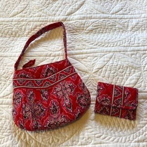 Vera Bradley Retired Pattern Frankly Scarlet Purse